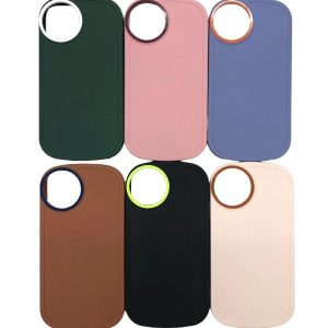 Estuche Silicon con Borde Color Camara