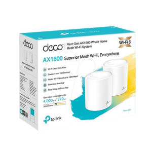SISTEMA WIFI TP LINK AX1800 WHOLE HOME MESH WI-FI DECO X20 (2PACK)