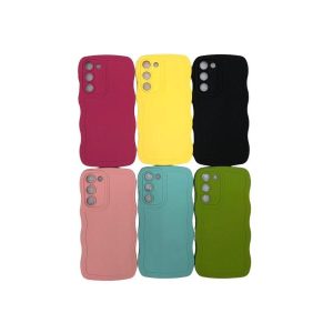 Estuches Curvo Silicon + Protector de Camara Surtido