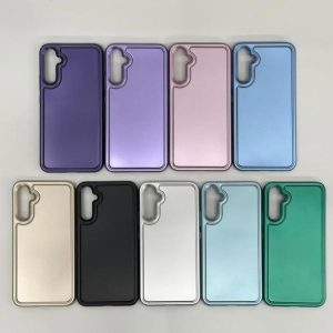 Estuche color metalizado silicon