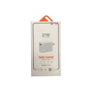 Cargador Carga Rápida USB a Tipo-C 27W