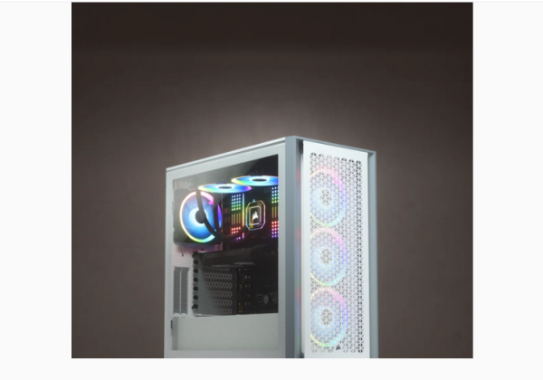 CASE GAMING  CORSAIR 4000D AIRFLOW TEMPERED  GLASS MID TOWER ATX WHITE CC-9011201-WW