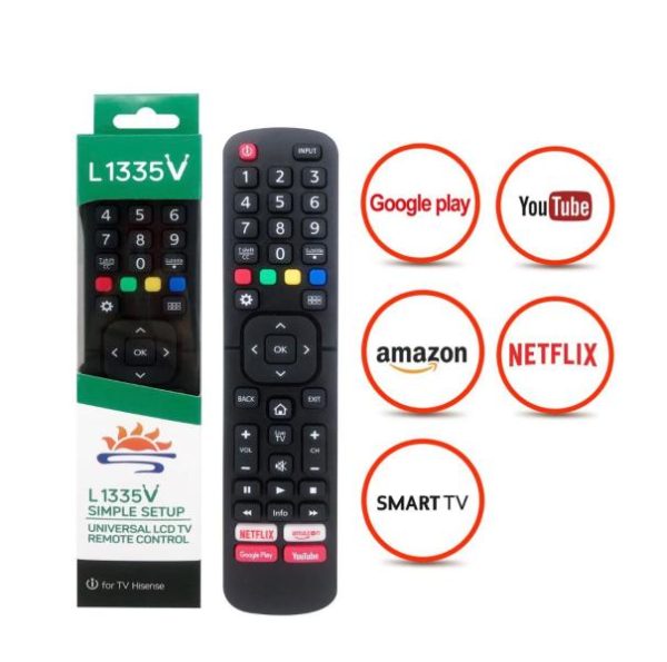 CONTROL TELEVISIÓN SMART TV HIDENSE L1335