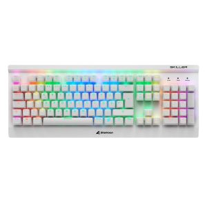 TECLADO GAMING RGB SHARKOON SKILLER SGK3 MECÁNICO ALÁMBRICO INGLÉS 4044951031221