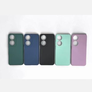 Estuches Liso Nanosilicon con Protector de Camara