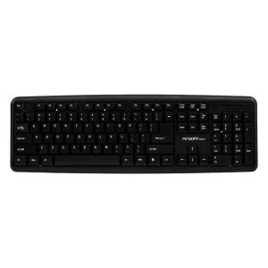 TECLADO CLASICO ARGOM KB-7424 MEMBRANA ALÁMBRICO INGLÉS ARG-KB-7424