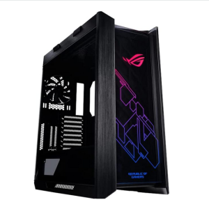 CASE GAMING  ASUS GX601 ROG STRIX HELIOS RGB MEDIA TORRE PANELES DE VIDRIO TEMPLADO 4 VENTILADORES 140MM NEGRO 90DC0020-B38000