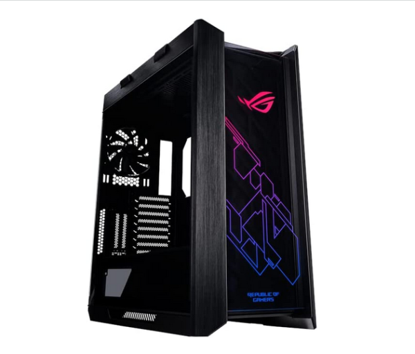 CASE GAMING  ASUS GX601 ROG STRIX HELIOS RGB MEDIA TORRE PANELES DE VIDRIO TEMPLADO 4 VENTILADORES 140MM NEGRO 90DC0020-B38000