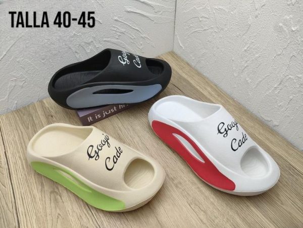 Sandalias Borde Color