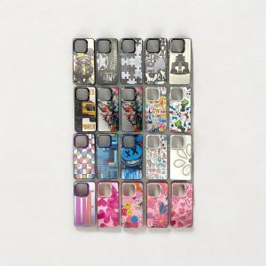 Estuche Cromado Decorado