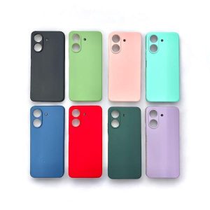 Estuche Liso Silicon + Protector de Camara