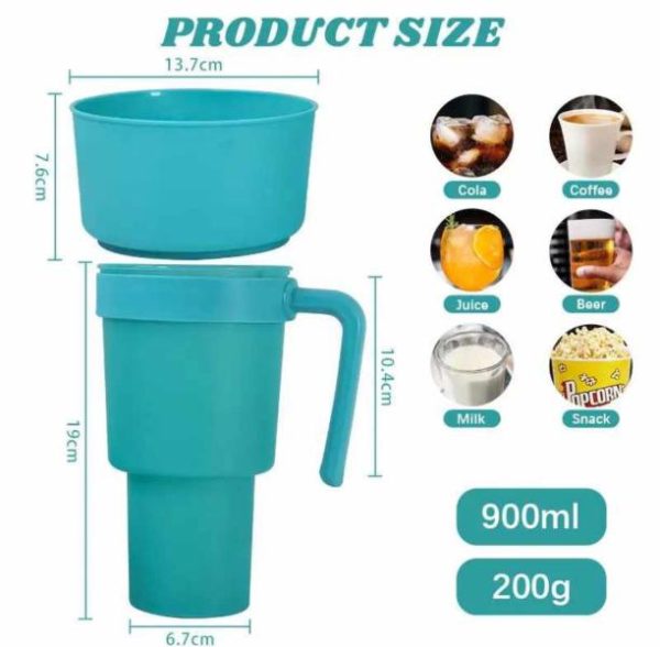 Vaso Snack 900ml/200g