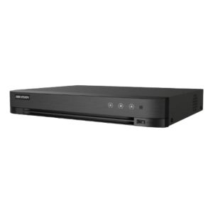 GRABADORA DVR PARA CAMARAS DE VIGILANCIA HIKVISION  4-CH ANALOG.4-CH IP. 8MP/5MP/4MP/1080P/720P. 1 SATA INTERFACE. ACUSENSE  HUMAN/VEHICULO. H.265 PRO+. 4 AUDIO?4/1 ALARM I/O  IDS-7204HUHI-M1