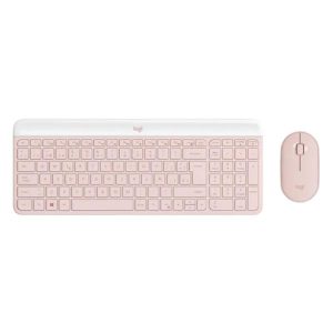 TECLADO Y MOUSE LOGITECH  MK470 SLIM COMBO ROSE ESPAÑOL 920-011312