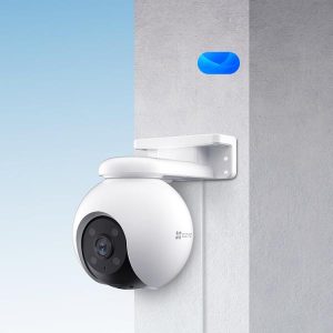CAMARA DE SEGURIDAD EZVIZ H8 PRO 3K PAN & TILT 4MM 2880 × 1620 H.265 / H.264 FHD 4 MBPS WIFI CS-H8-R100-1J5WKFL 303102534
