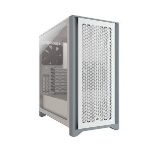 CASE GAMING  CORSAIR 4000D iCUE AIRFLOW VIDRIO TEMPLADO MID-TOWER WHITE CC-9011240-WW