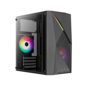 CASE GAMING  AEROCOOL RAIDER MINI VIDRIO TEMPLADO RGB -1X12CM 3.0X1 2.0X1 RAIDER MINI-G-BK-V1 ACCM-PV41042.11
