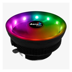 ABANICO AEROCOOL CORE PLUS ARGB PWM 4P PARA CPU ILUMINACION LED RGB NEGRO ACTC-CL30010.75