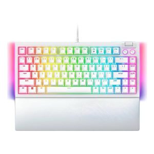TECLADO GAMING RGB RAZER BLACKWIDOW V4 75% MECANICO ALAMBRICO  INGLES RZ03-05001700-R3M1