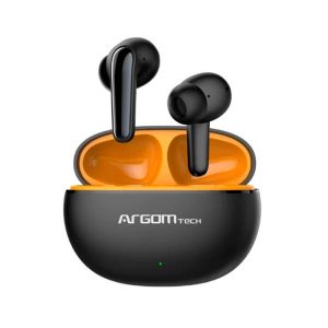 AUDIFONO ARGOM TRUE WIRELESS EARBUDS SKEIPOD E20ENC IPX5  BLACK ARG-HS-5020BK