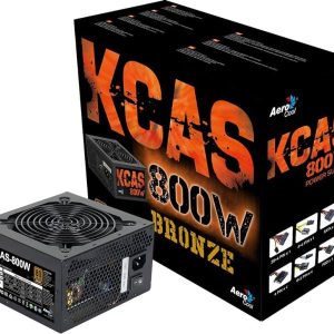 FUENTE DE PODER AEROCOOL 800W BRONZE KCAS-800W 100-240V ACPB-KC80FUC.12