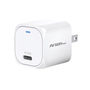 CARGADOR ARGOM FAST WALL CHARGE TYPE-C 20W ARG-AC-0110WT