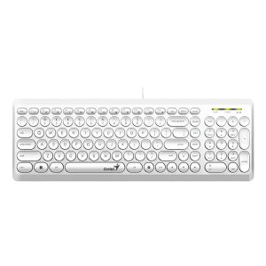 TECLADO GENIUS SLIMSTAR Q200 MEMBRANA ALAMBRICO ESPAÑOL 31310020411