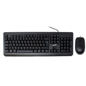 TECLADO Y MOUSE GENIUS KM-160 SP USB BLACK 31330001414