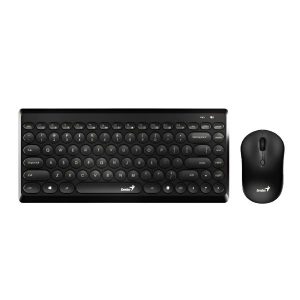 TECLADO Y MOUSE GENIUS LUXEMATE Q8000 SP BLACK 31340013401