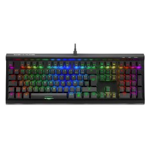 TECLADO GAMING RGB SHARKOON SKILLER SGK60 MECÁNICO ALÁMBRICO INGLÉS 4044951030057