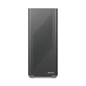 CASE SHARKOON VS9 RGB MEDIA TORRE ATX PANEL LATERAL DE VIDRIO TEMPLADO 3 VENTILADORES FRONTAL Y 1 VENTILADOR POSTERIOR RGB LED NEGRO 4044951039111