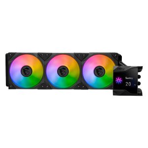 ENFRIAMIENTO LIQUIDO MSI MPG CORELIQUID D360 VENTILADORES ARGB Y PANTALLA IPS 2.4" NEGRO  936-6A1521-003