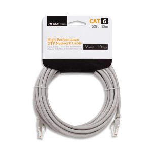 CABLE ARGOM DE RED CAT6 49.F / 15M GRIS ARG-CB-1555