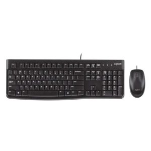 TECLADO Y MOUSE LOGITECH MK120 BLACK ESPAÑOL 920-004428