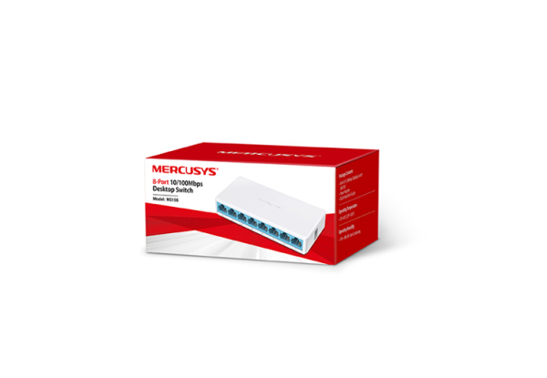 SWITCH MERCUSYS MS108 8 PUERTOS 10/100MBPS MS108(EU)