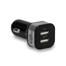 CARGADOR ARGOM PARA AUTO CAR 3.4A 2-PUERTO USB ARG-AC-0112BK