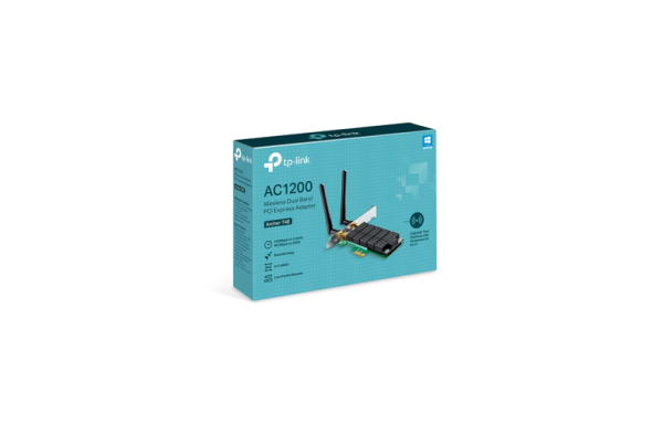 ADAPTADOR TP LINK PCI EXPRESS AC1200 INALAMBRICO DUAL BAND AC1200 ARCHER T4E