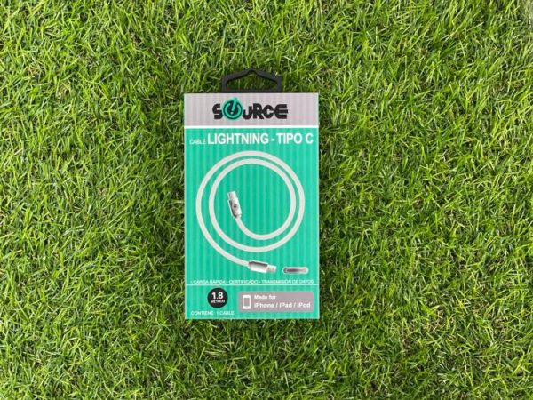 Cable Source Iphone a Tipo C 1.8 Metros