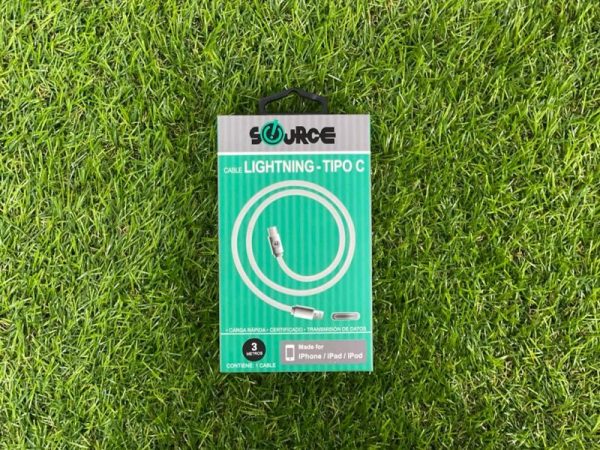 Cable Source Iphone a Tipo C 3 Metros