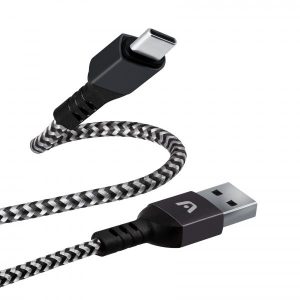 CABLE ARGOM DURA FORMA TYPE-C A USB 2.0 NYLON BRAIDED 1.8/6FTARG-CB-0025WT