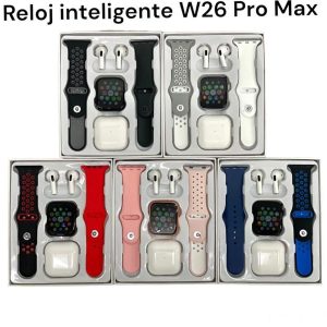 Reloj Inteligente W26 Pro Max + Airpods