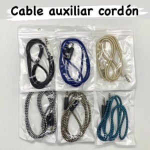 Cables Auxiliar 3.5 a 3.5 Cordon Colores