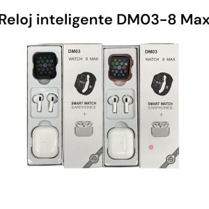 Reloj Inteligente DM03 8 Max + Airpods