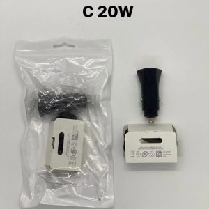 Cargador auto Tipo C a Tipo C 20W PD