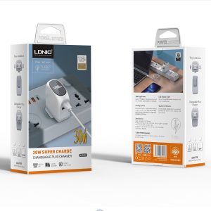 Cargador Casa LDNIO A2522C Lightning 30w