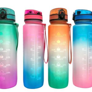 Botella Motivacional Colores Claros EYUN 1L